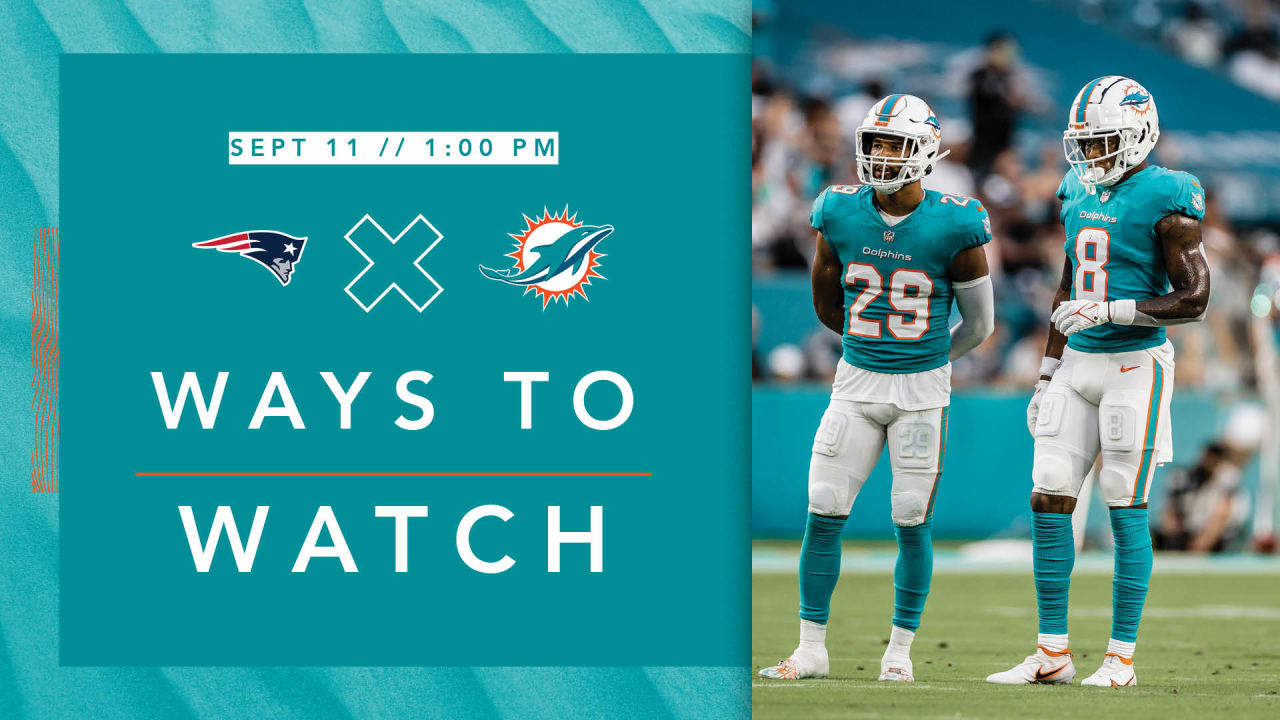 How to Stream the Sunday Night Football Dolphins vs. Patriots Game Live -  Week 2