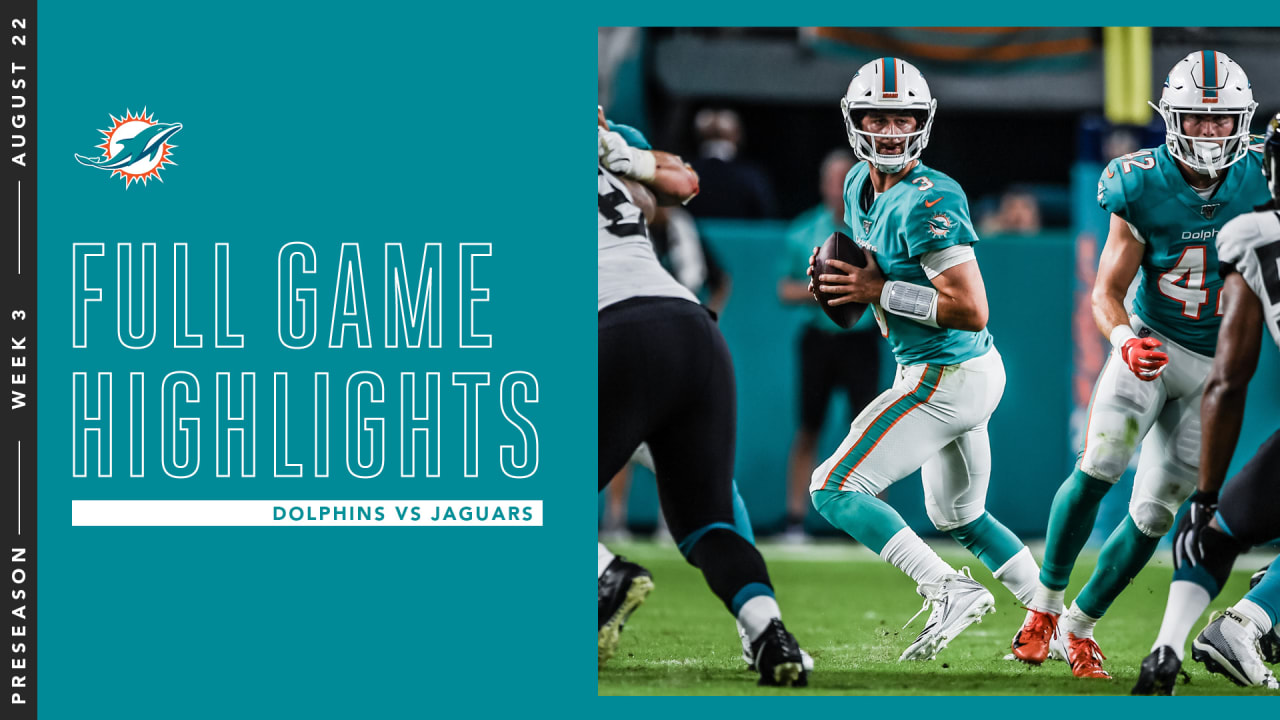 Preseason Week 3  Jaguars vs. Dolphins Full Game Highlights