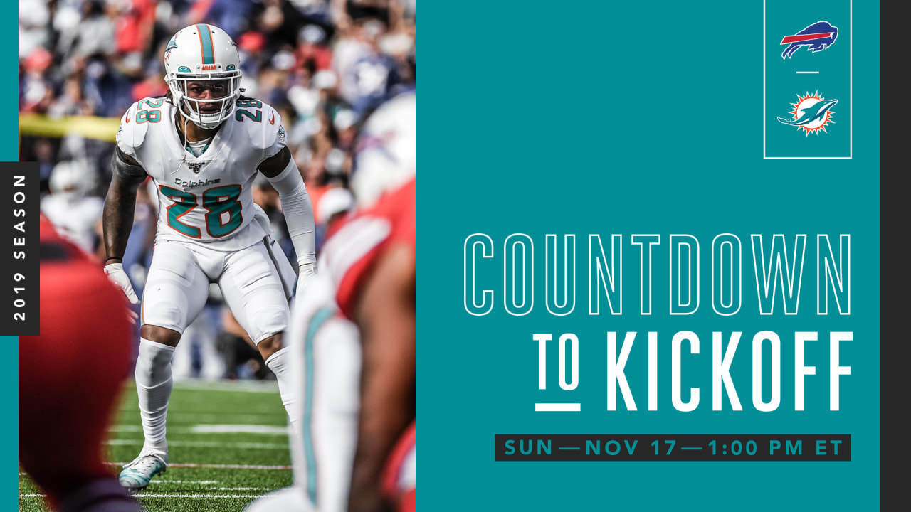 Miami Dolphins at Buffalo Bills: Countdown to Kickoff