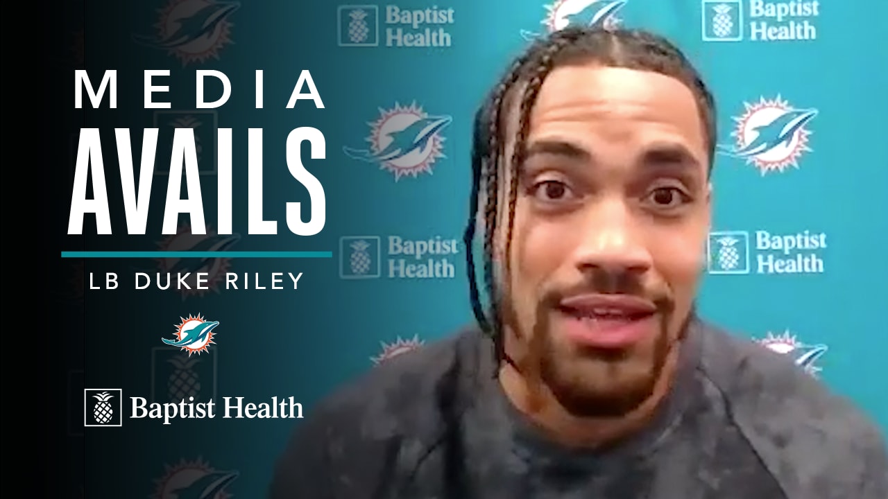LB Duke Riley Meets With the Media | 2021 Free Agency ...