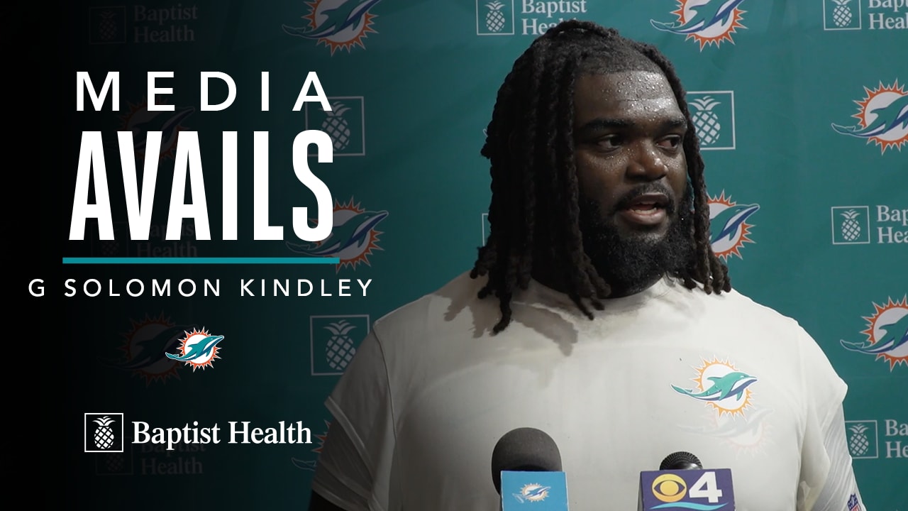 Solomon Kindley meets with the media