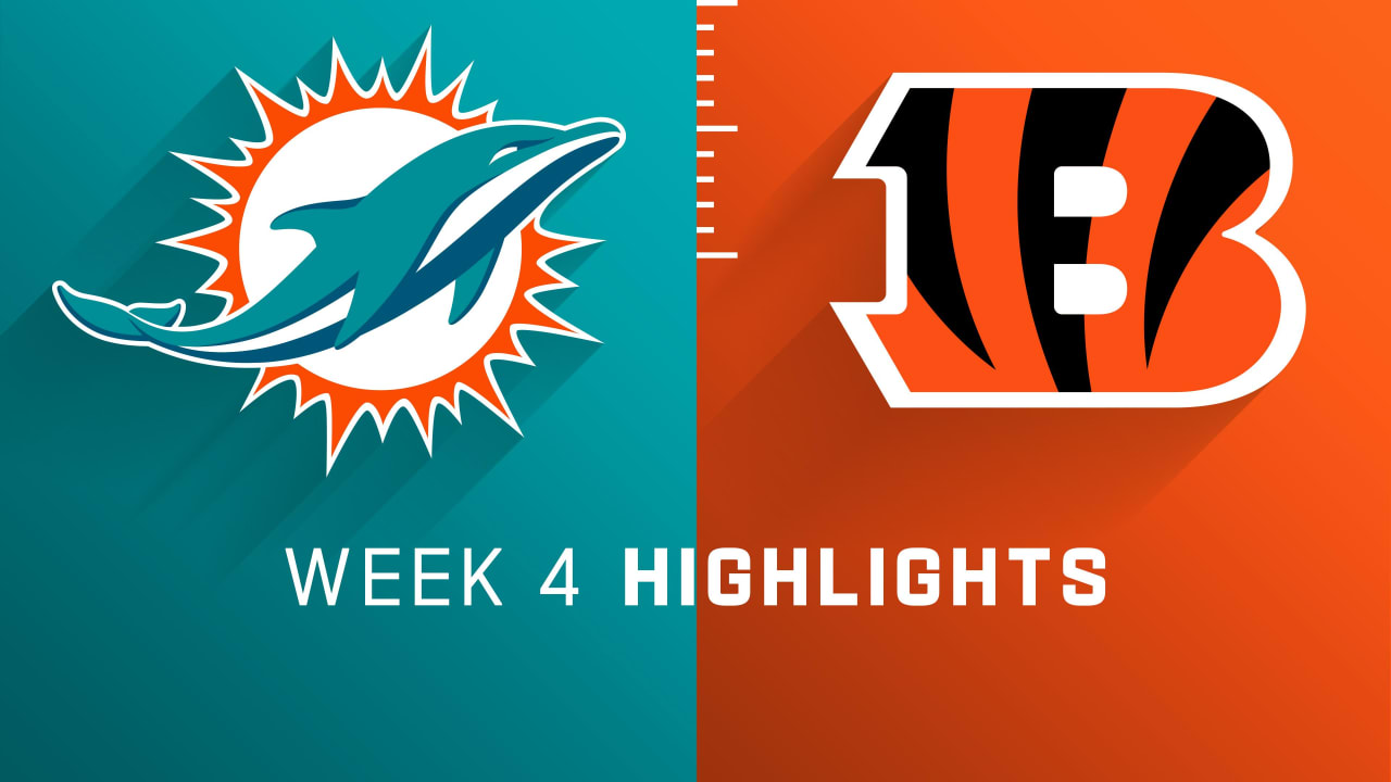 Dolphins vs. Bengals highlights Week 4