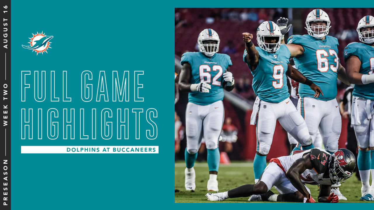 Dolphins vs. Buccaneers Preseason Week 2 Highlights