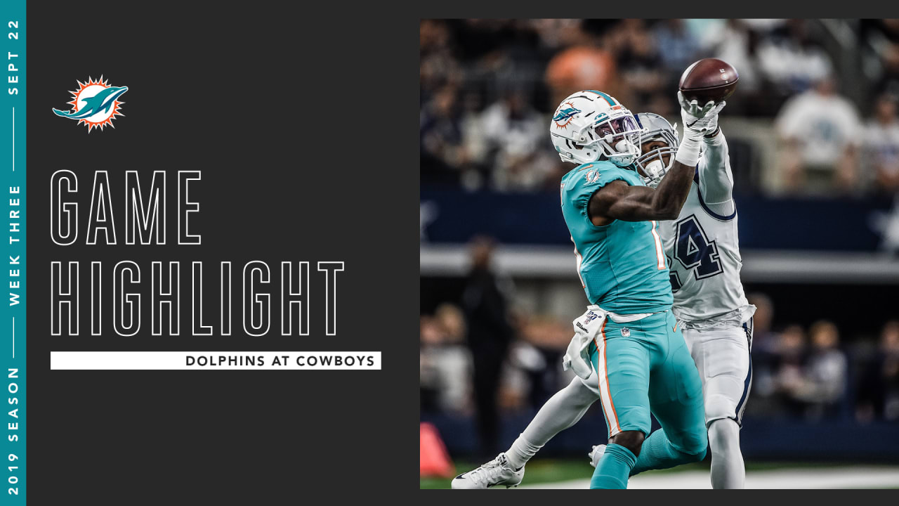 Dolphins WR Allen Hurns exited game early with a concussion after nasty hit  by Cowboys S Jeff Heath