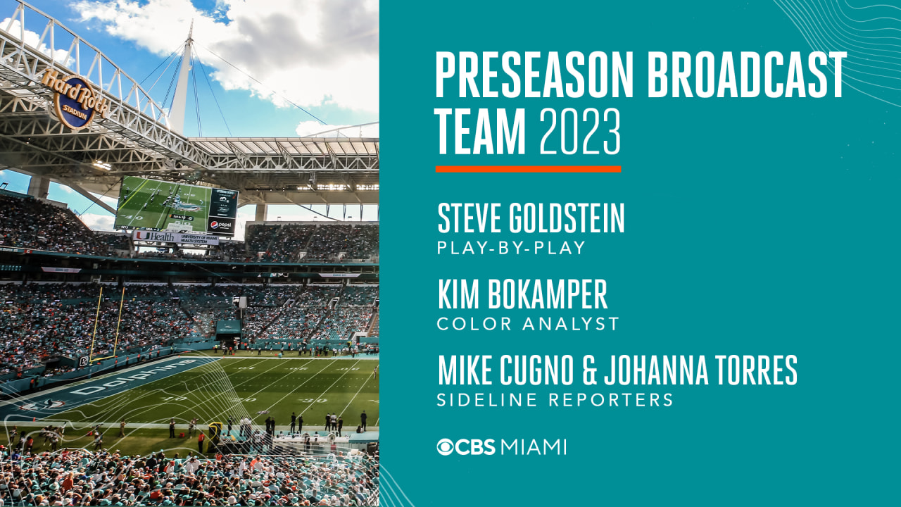 Miami Dolphins Announce Preseason Broadcast Team For 2023