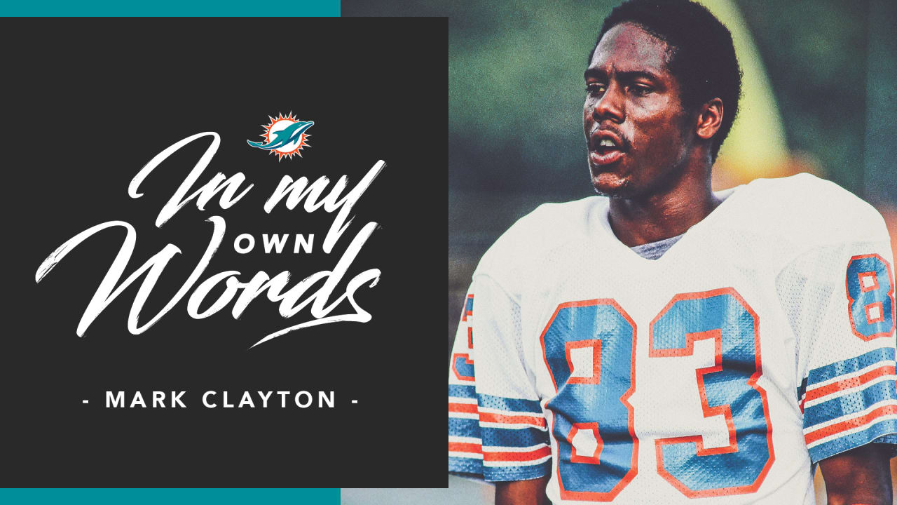 mark clayton dolphins jersey