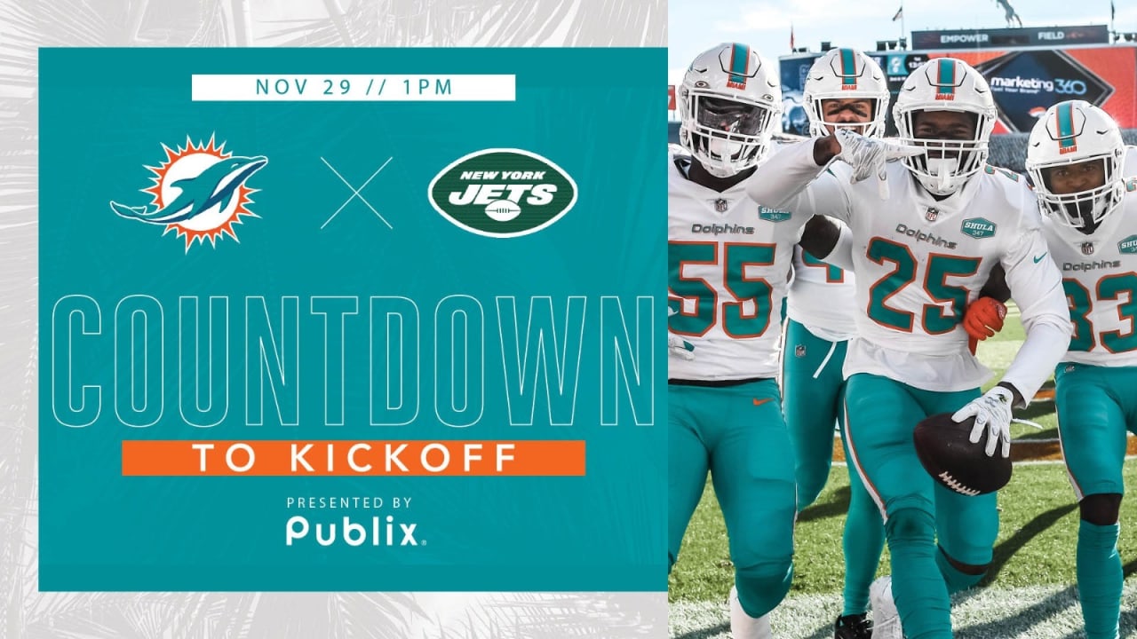 Miami Dolphins Los Angeles Chargers Countdown to Kickoff NFL Week 10 2020