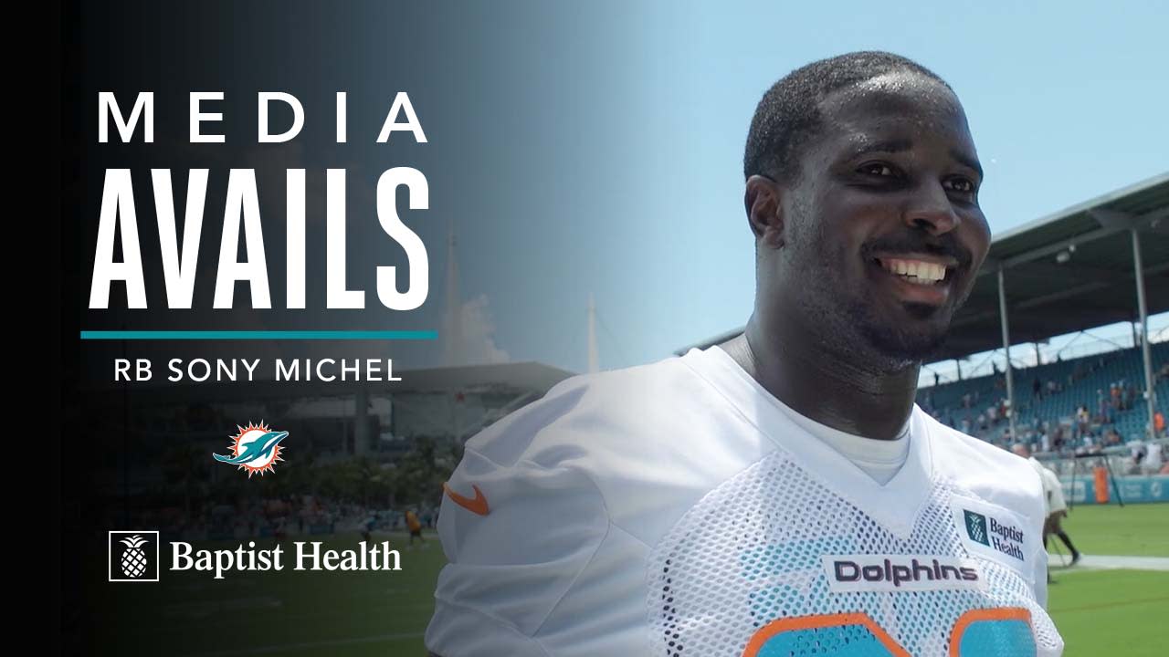 Sony Michel released: Dolphins cut RB - DraftKings Network