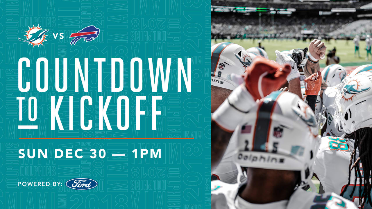 Miami Dolphins at Buffalo Bills: Countdown to Kickoff