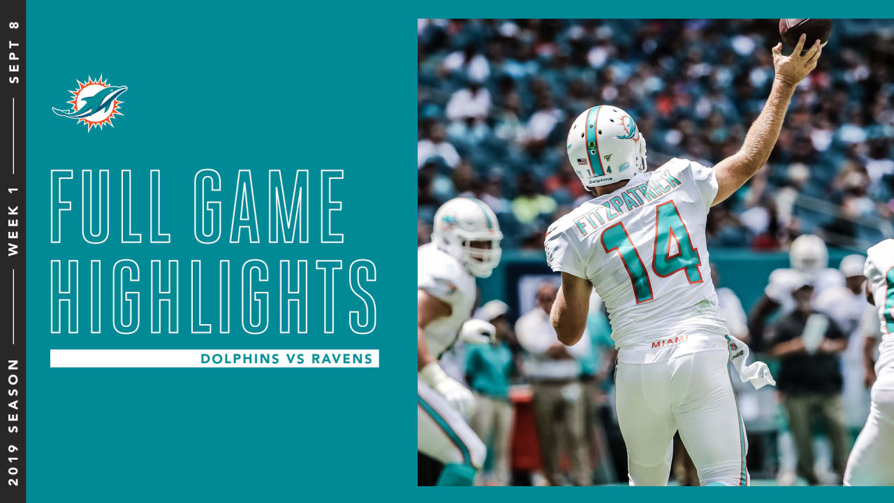 Week 1  Ravens vs. Dolphins Full Game Highlights