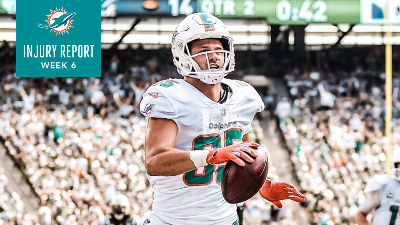 Injury Report: Week Six | Dolphins vs. Bears