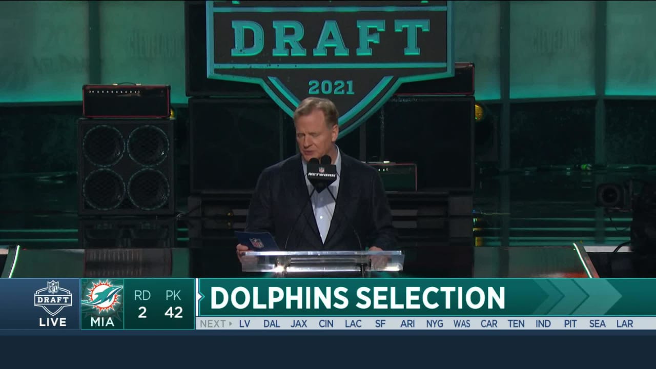 Miami Dolphins Select Liam Eichenberg OT Notre Dame in Round 2, Pick #42 - Miami  Dolphins