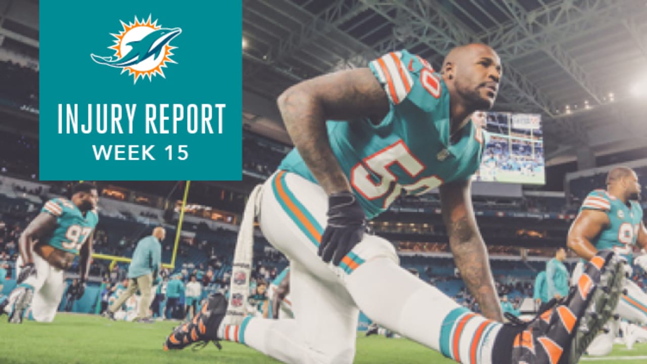 Thursday's Dolphins - Bills Injury Report