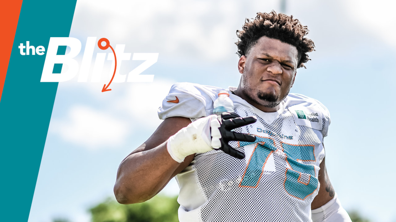 Ereck Flowers Hard Rock Stadium Dolphins Debut