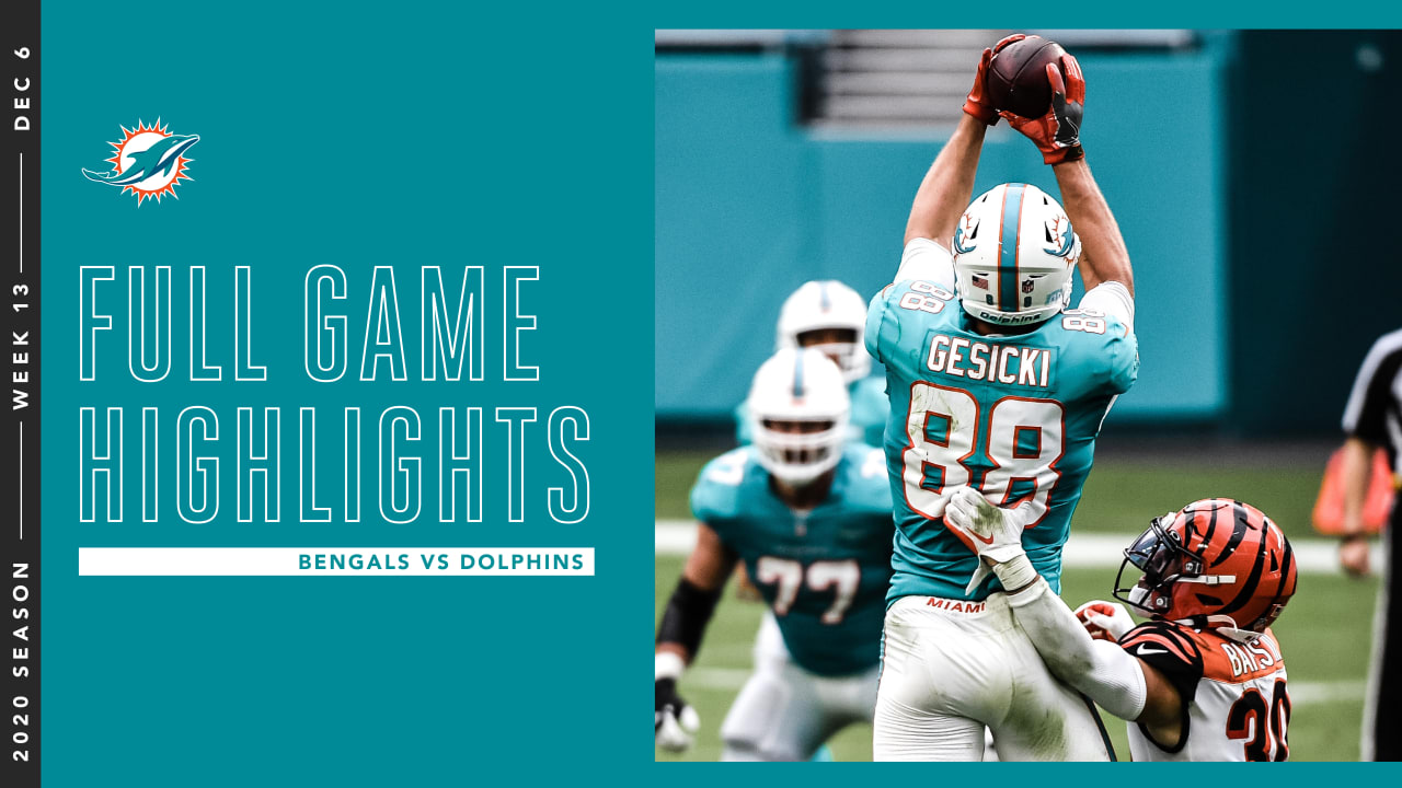 Miami Dolphins vs. Cincinnati Bengals highlights