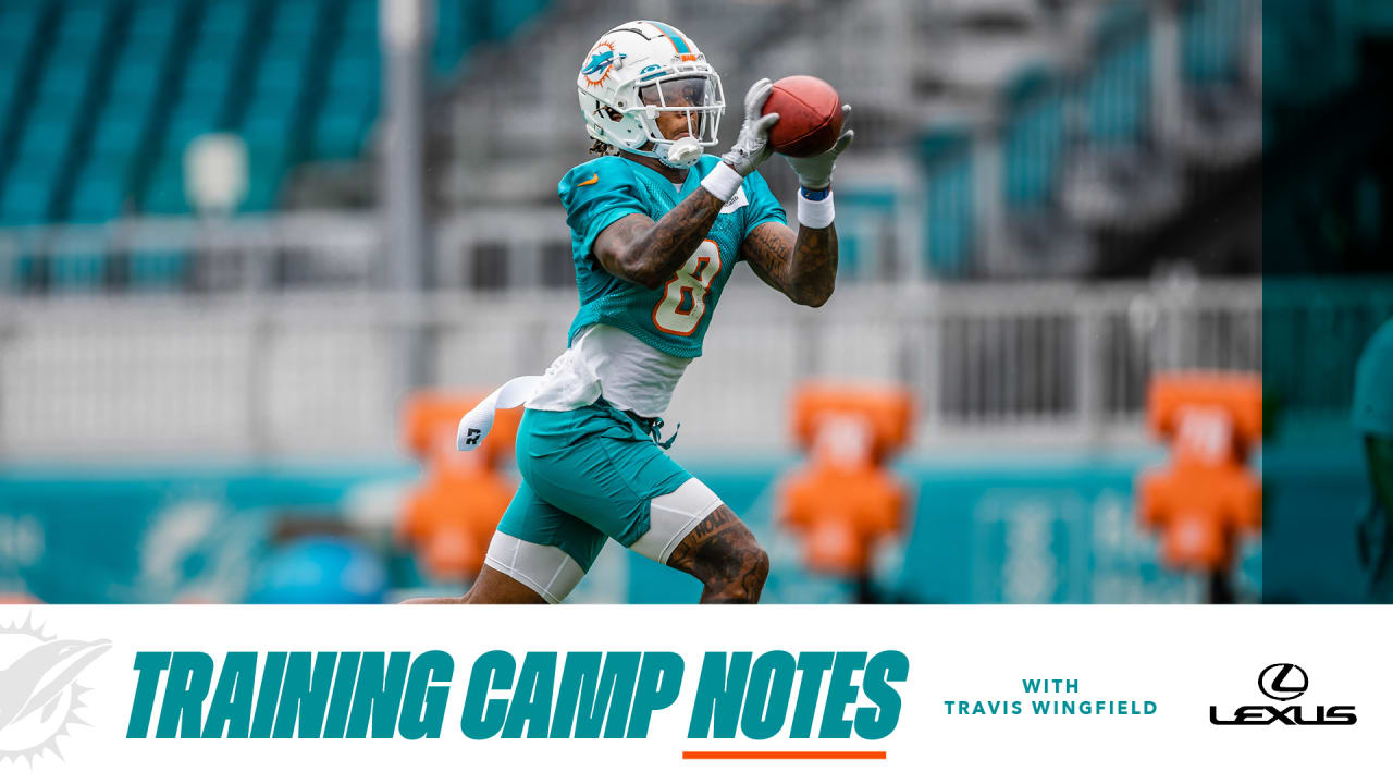 Dolphins training camp practice report 12: Wednesday