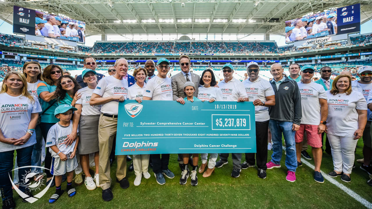 Sylvester Receives Record-Breaking $8.4 Million from Dolphins Challenge  Cancer - InventUM