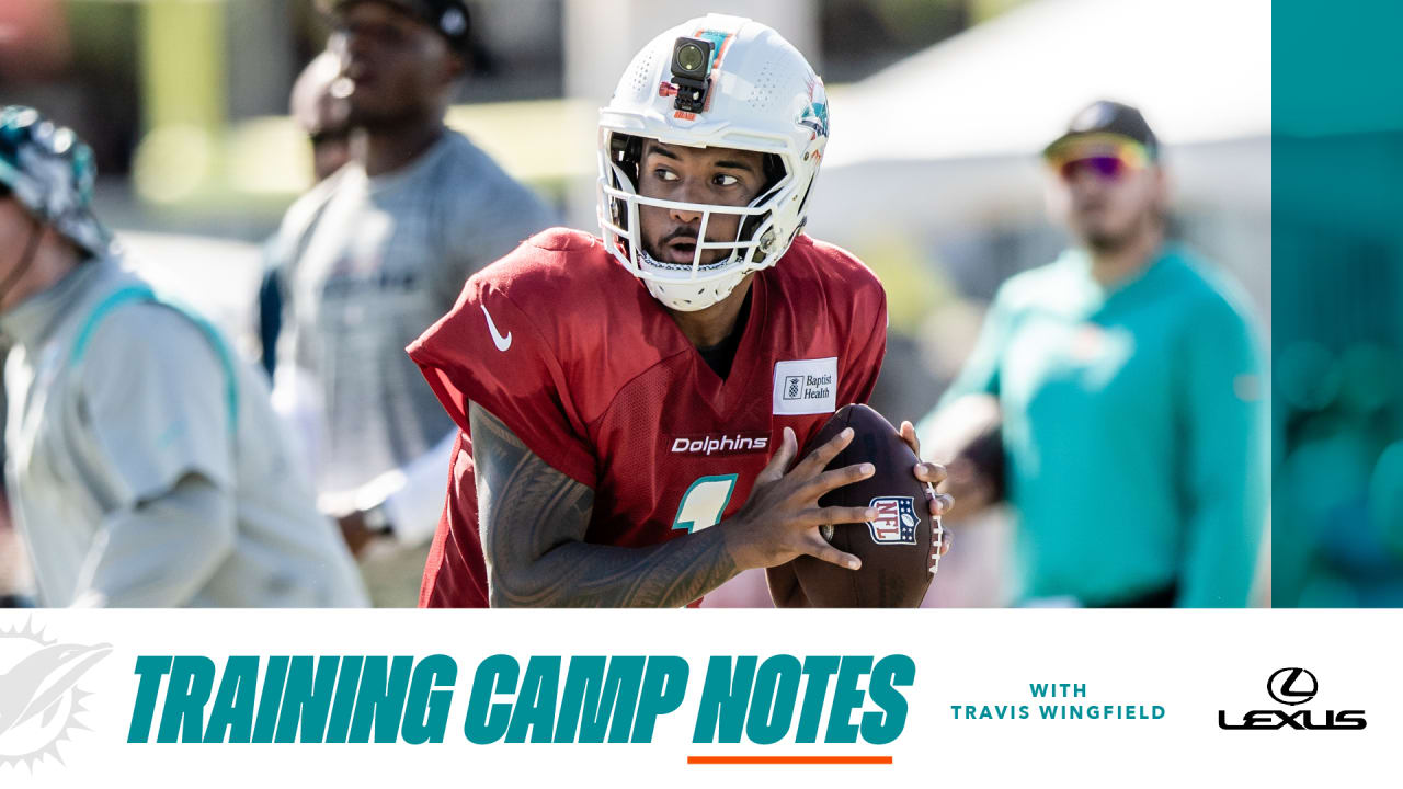 Tua Tagovailoa improving at Miami Dolphins training camp