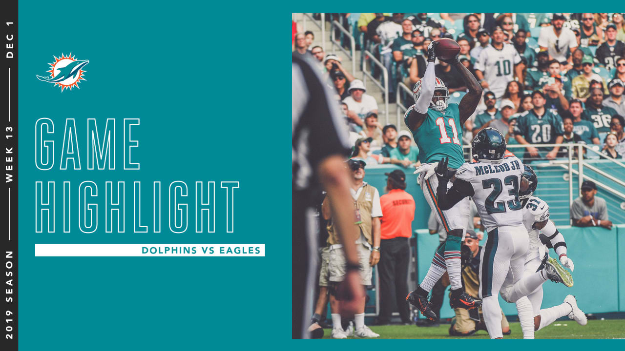 Game Recap: Eagles fall in stunning fashion to Dolphins, 37-31