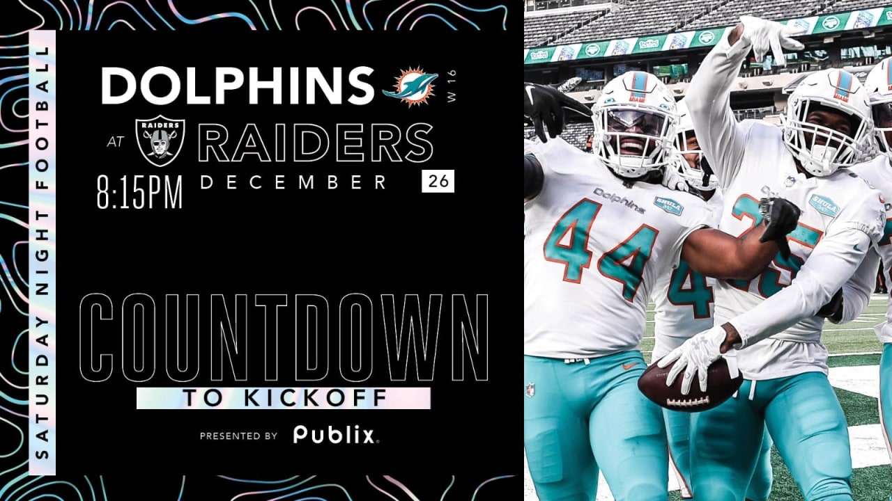 Incrível! Miami Dolphins vira a seis segundos do fim, e vence Las Vegas  Raiders na NFL, futebol americano