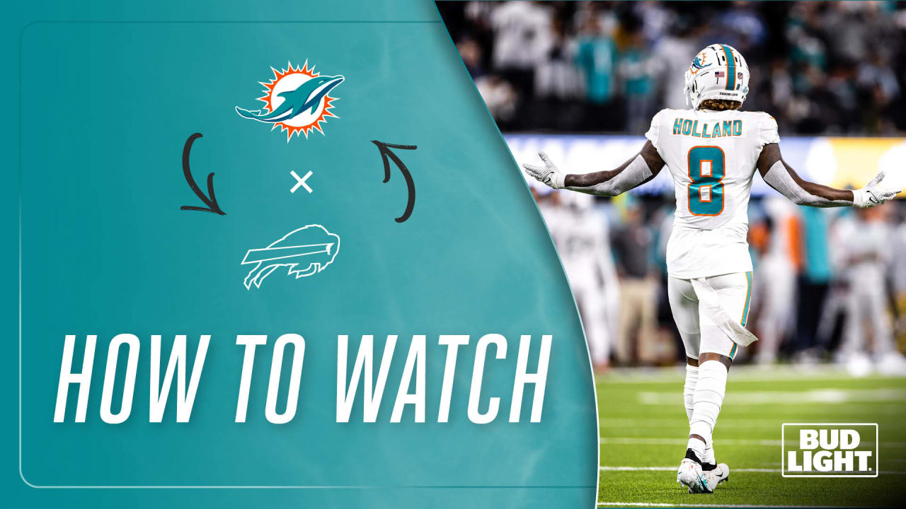 How to Watch, Stream & Listen: Miami Dolphins at Buffalo Bills