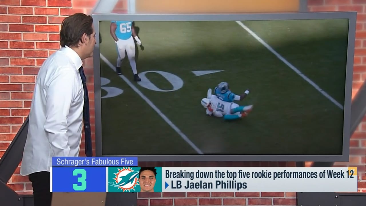 Dolphins LB Jaelan Phillips describes Andrew Van Ginkel's