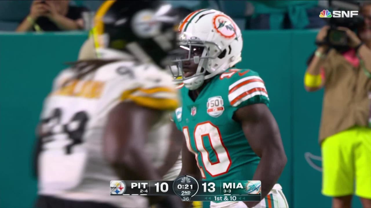 Can't-Miss Play: Miami Dolphins quarterback Tua Tagovailoa and wide  receiver Tyreek Hill combine to give Dolphins lead with 1:45 left