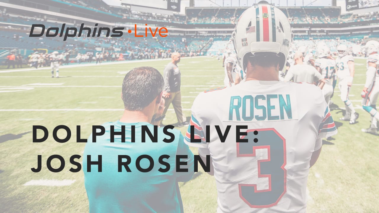 Miami Dolphins' Josh Rosen earns first-team reps, but must improve body  language