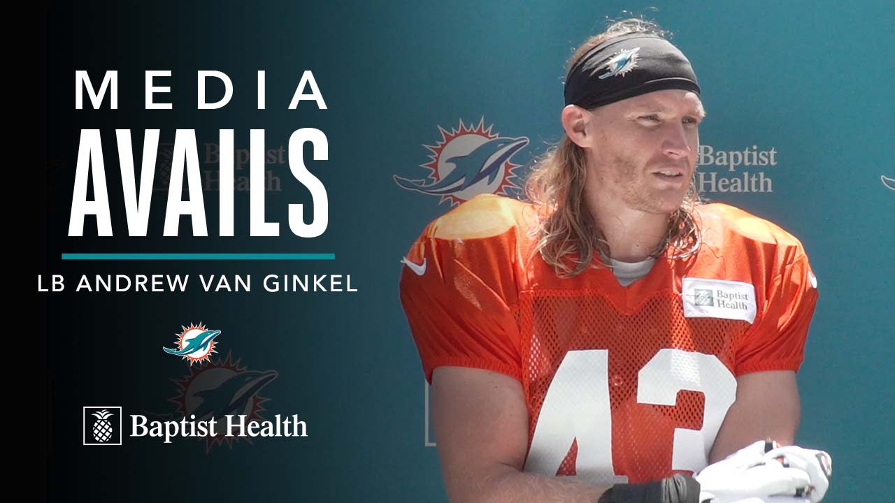 Miami Dolphins - He's baaaack! Andrew Van Ginkel is staying in the 305 