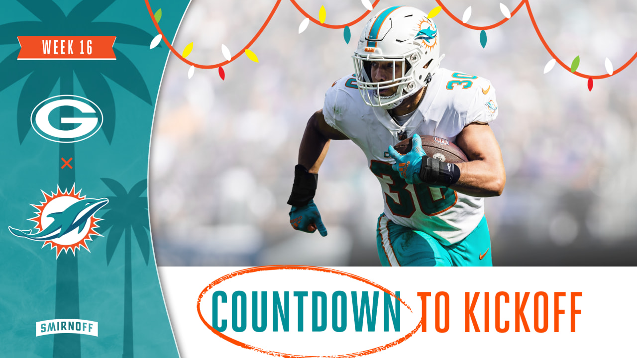 Green Bay Packers vs Miami Dolphins Countdown to Kickoff