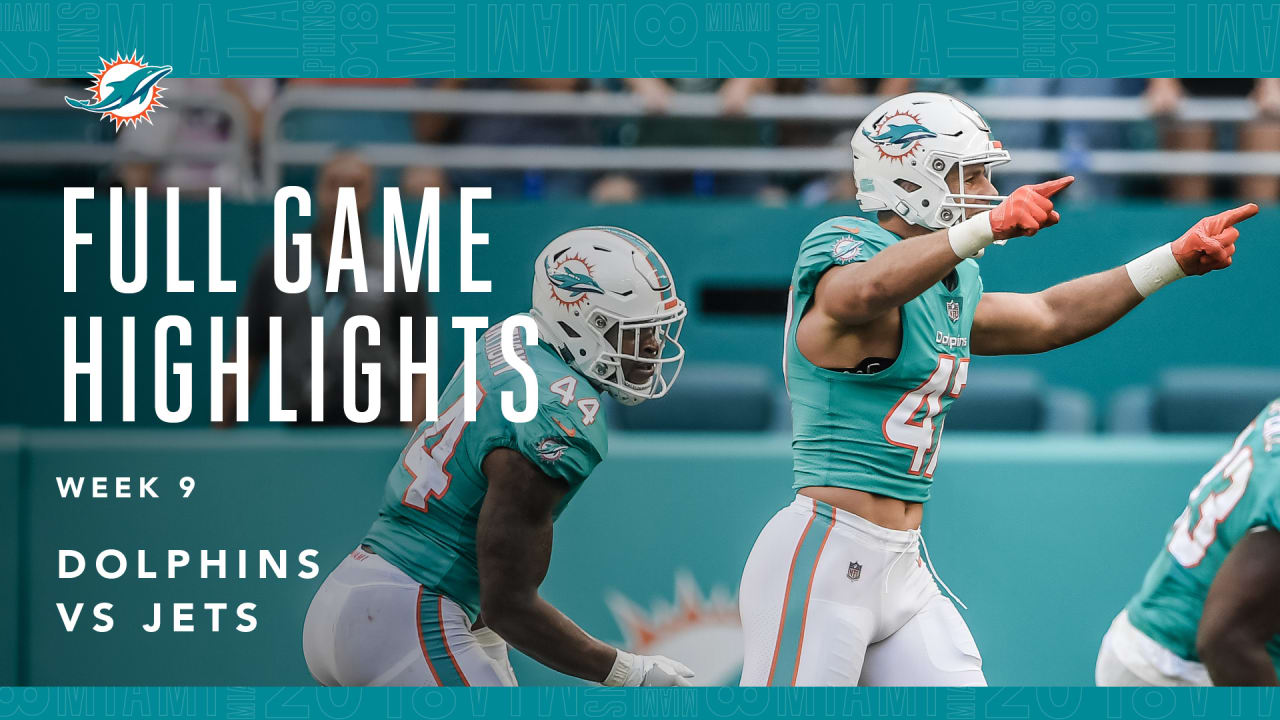 Jets vs. Dolphins Week 9 Highlights
