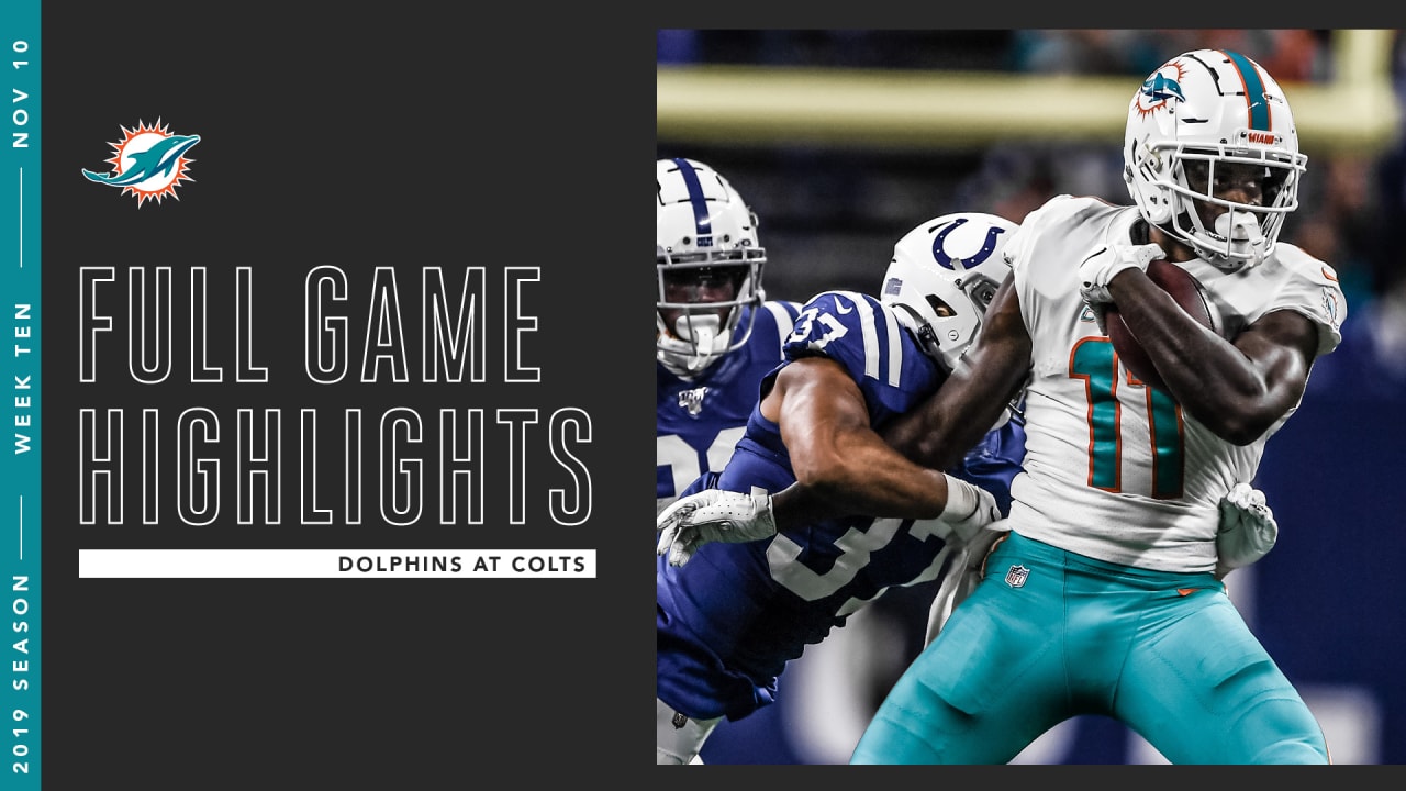 Dolphins vs. Colts Full Game Highlights