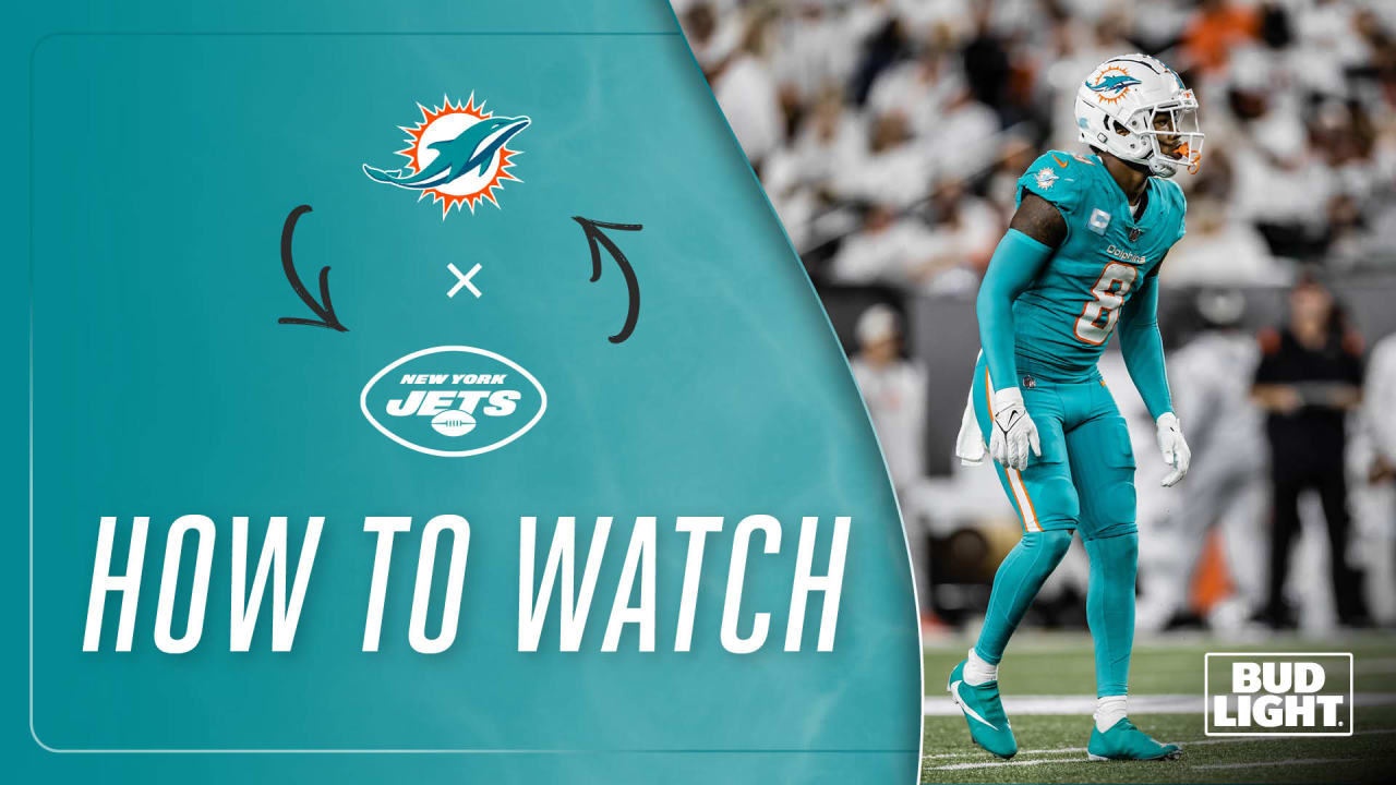 How to Watch, Stream & Listen: Miami Dolphins at New York Jets