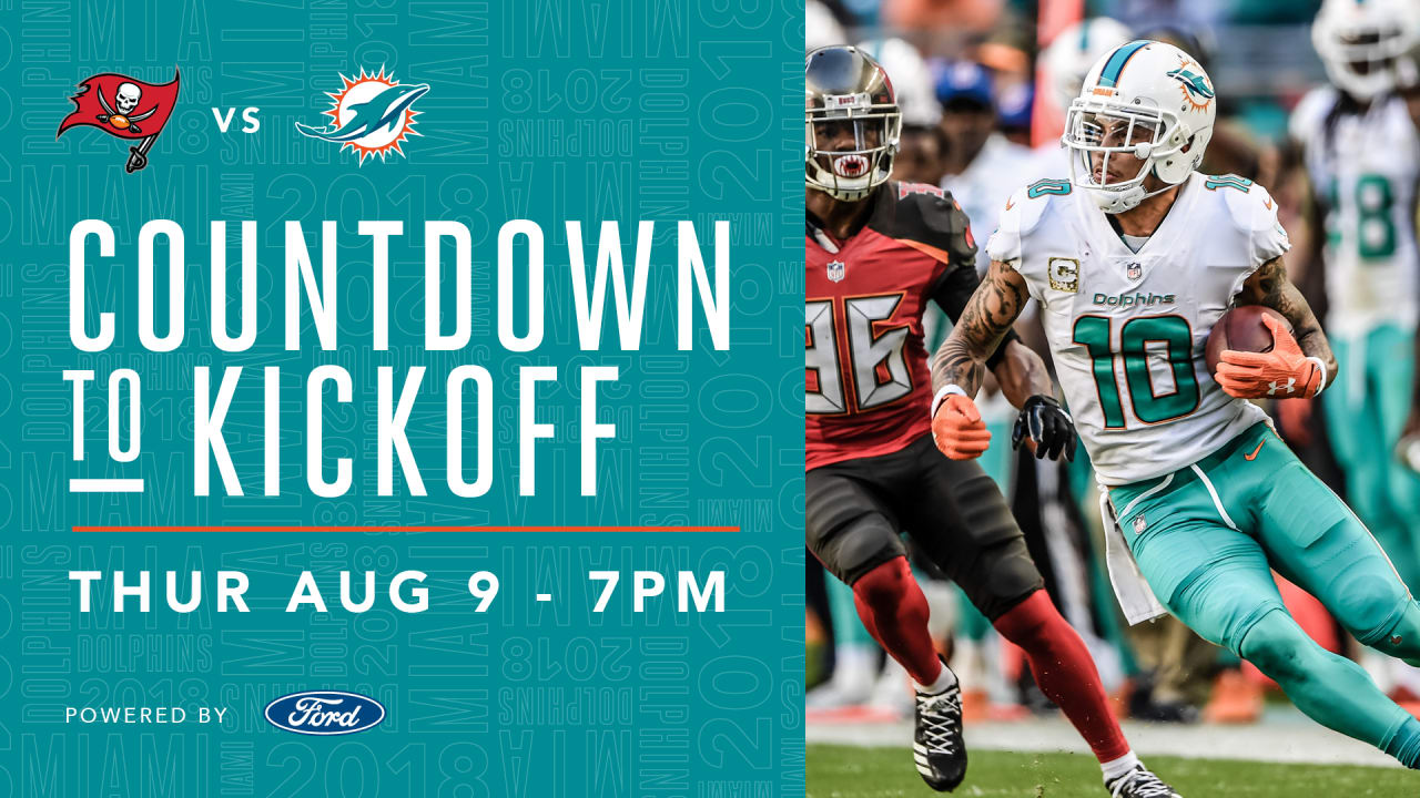 Tampa Bay Bucs take on Miami Dolphins in preseason game