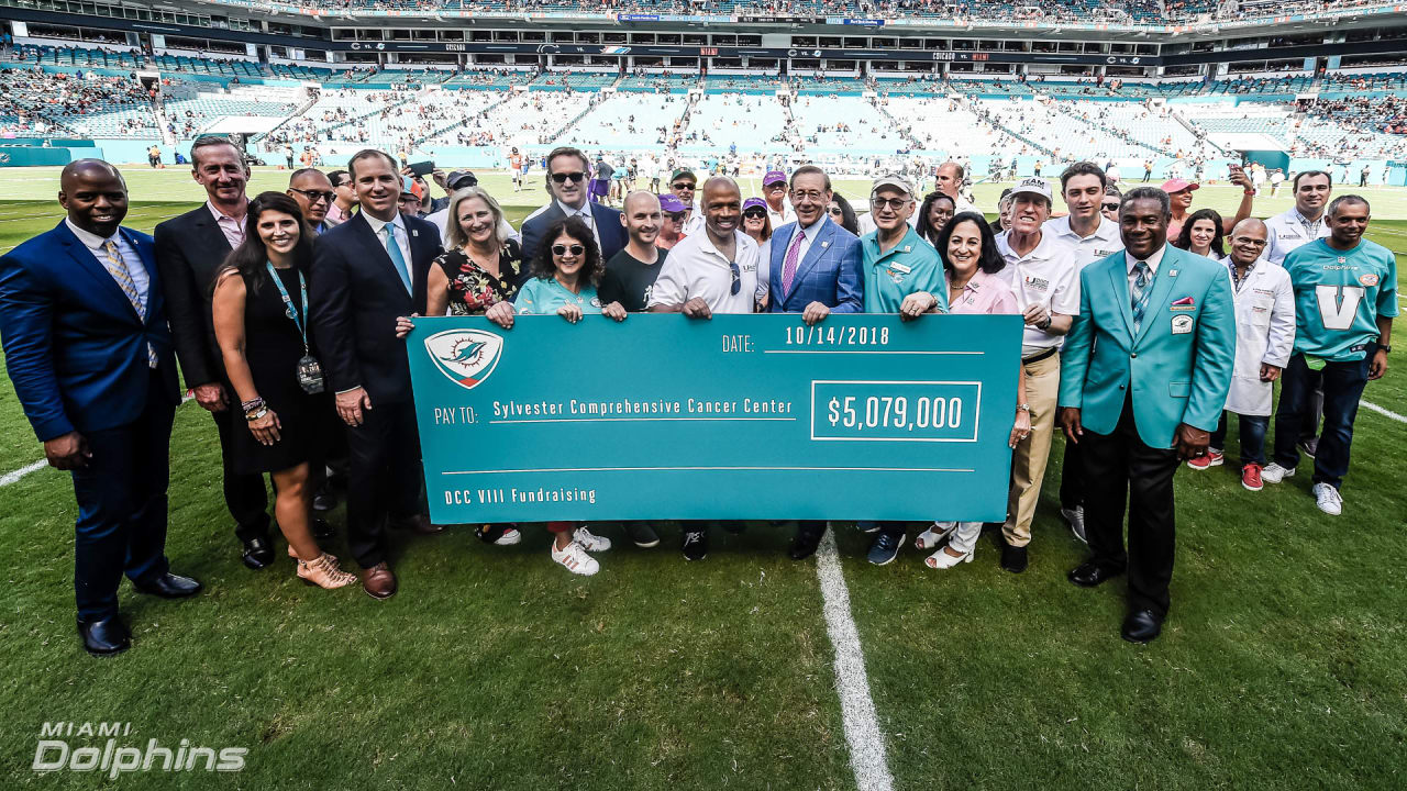 Report: Miami Dolphins raise over $10 million for cancer research in  record-setting weekend - Dolphin Nation