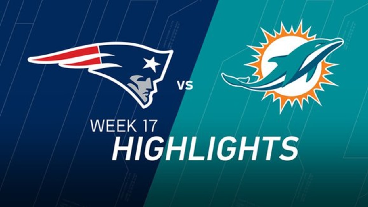 Patriots At Dolphins Highlights