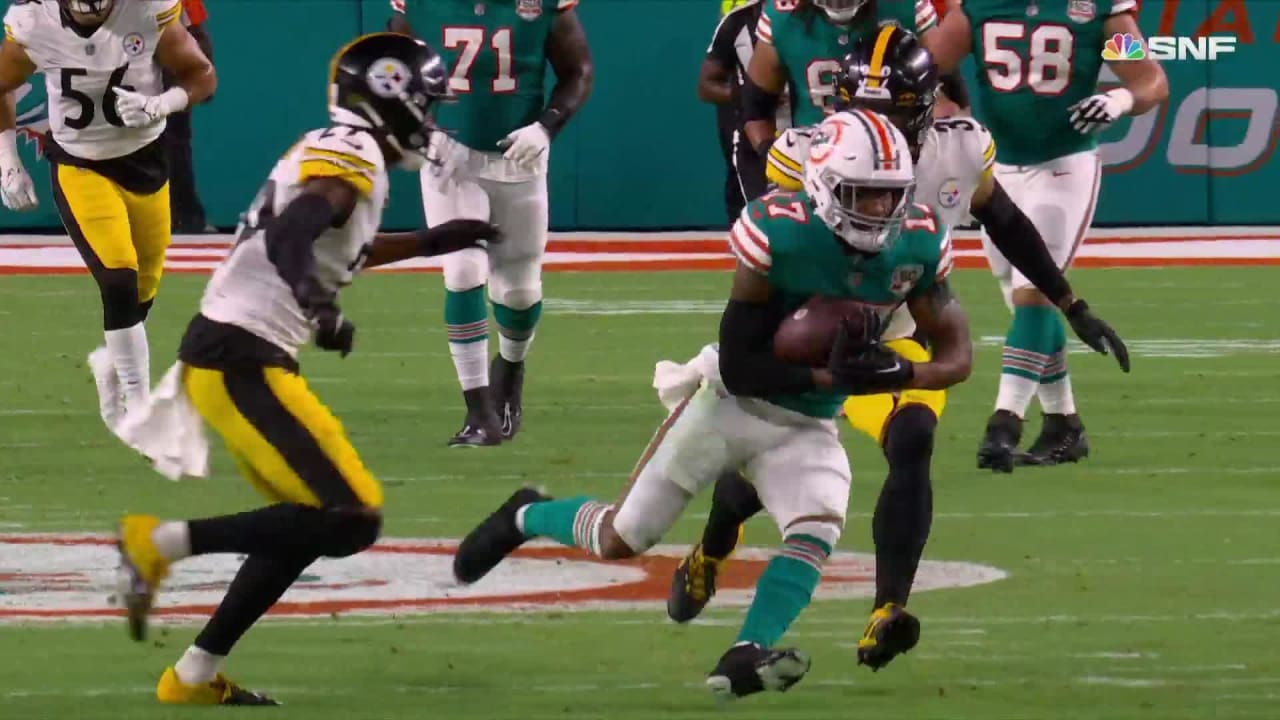 Can't-Miss Play: Miami Dolphins quarterback Tua Tagovailoa and wide  receiver Tyreek Hill combine to give Dolphins lead with 1:45 left