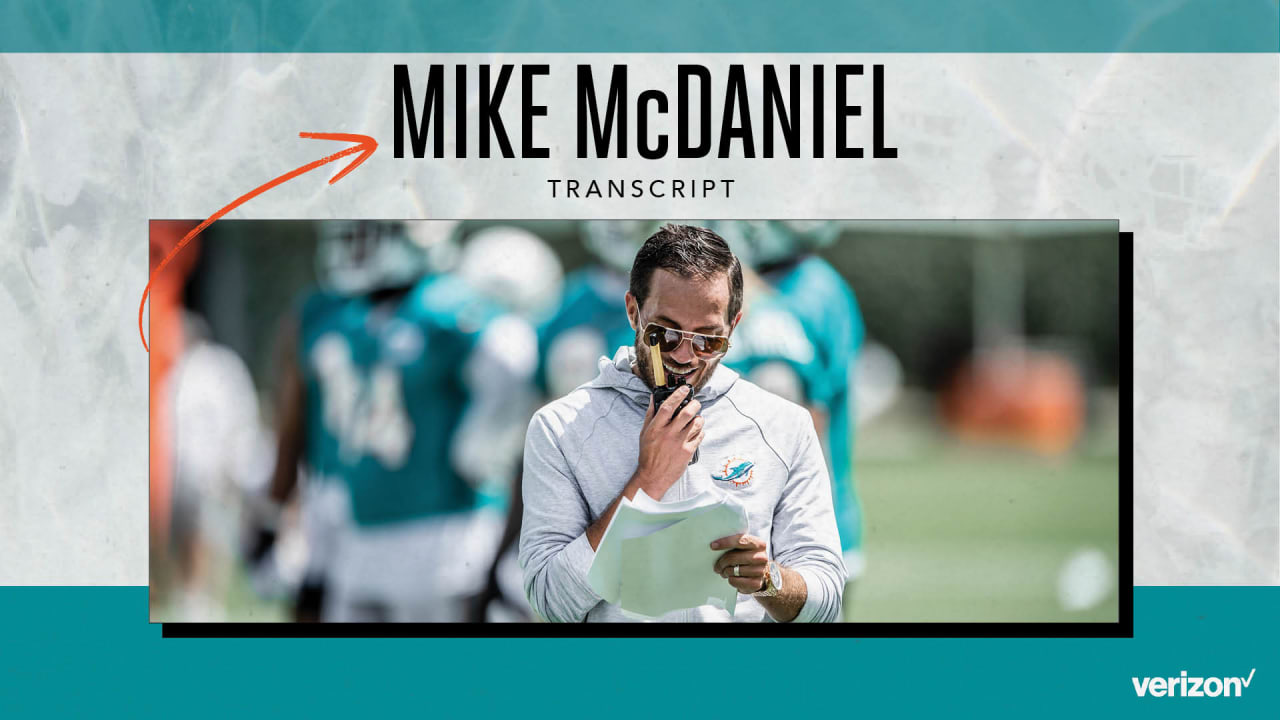 Transcript | Mike McDaniel's Media Availability - Vimarsana News