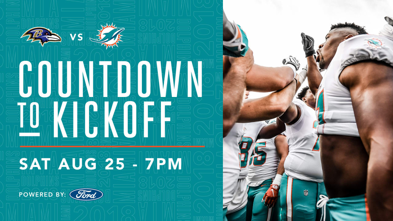 Countdown to Kickoff  Miami Dolphins at Baltimore Ravens