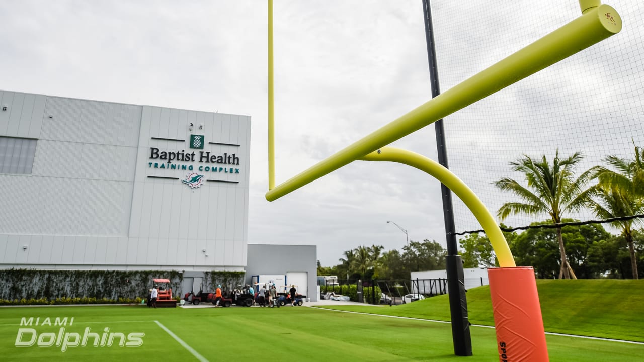 Miami Dolphins cornerback Kader Kohou (4) participates in drill during NFL  football training camp at Baptist Health Training Complex in Hard Rock  Stadium on Thursday, Aug. 3, 2023 in Miami Gardens, Fla. (