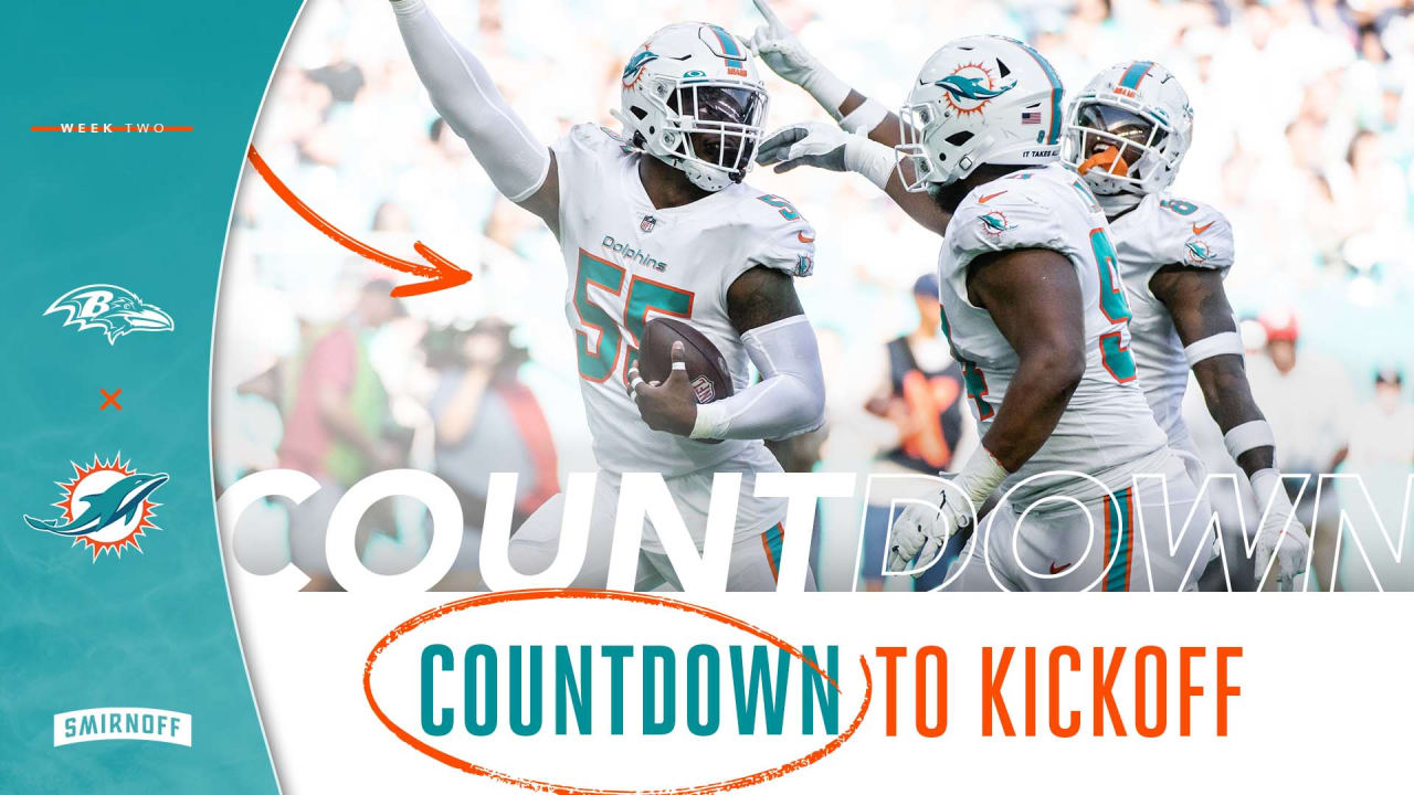 Countdown to Kickoff  Miami Dolphins at Baltimore Ravens