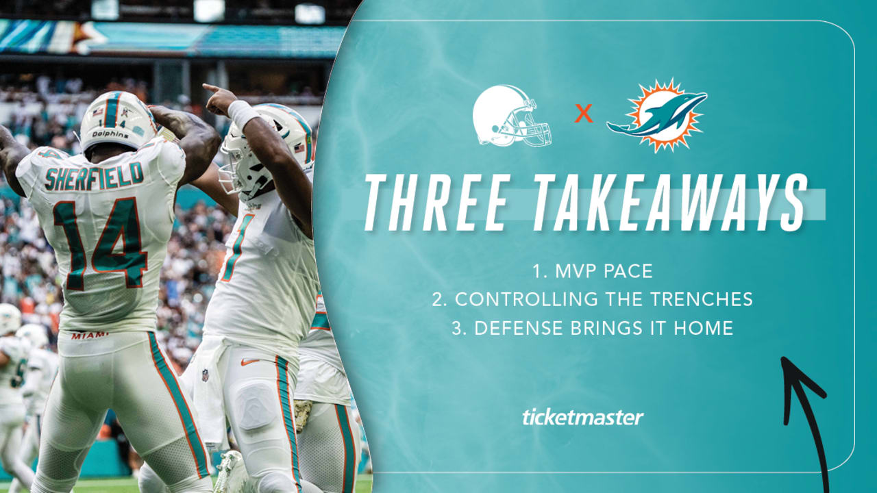 Nick's Take: Dolphins rout Browns 39-17; Cleveland Browns drop to