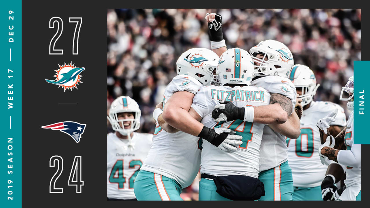 score of miami dolphins game today