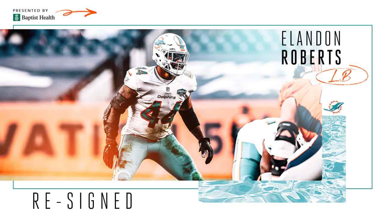 Miami Dolphins Re-Sign LB Elandon Roberts