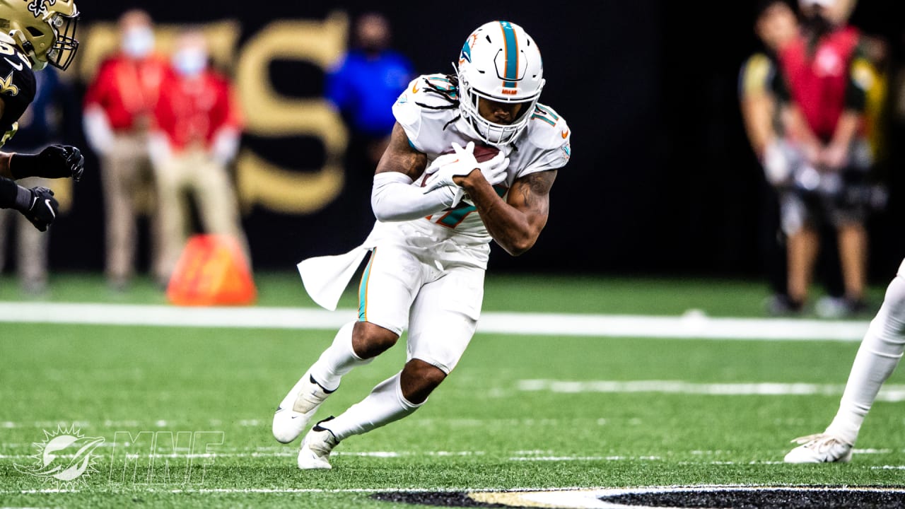 Miami Dolphins free safety Brandon Jones (29) warms up before an NFL  football game against the Jacksonville Jaguars, Thursday, Sept. 24, 2020,  in Jacksonville, Fla. (AP Photo/Phelan M. Ebenhack Stock Photo - Alamy