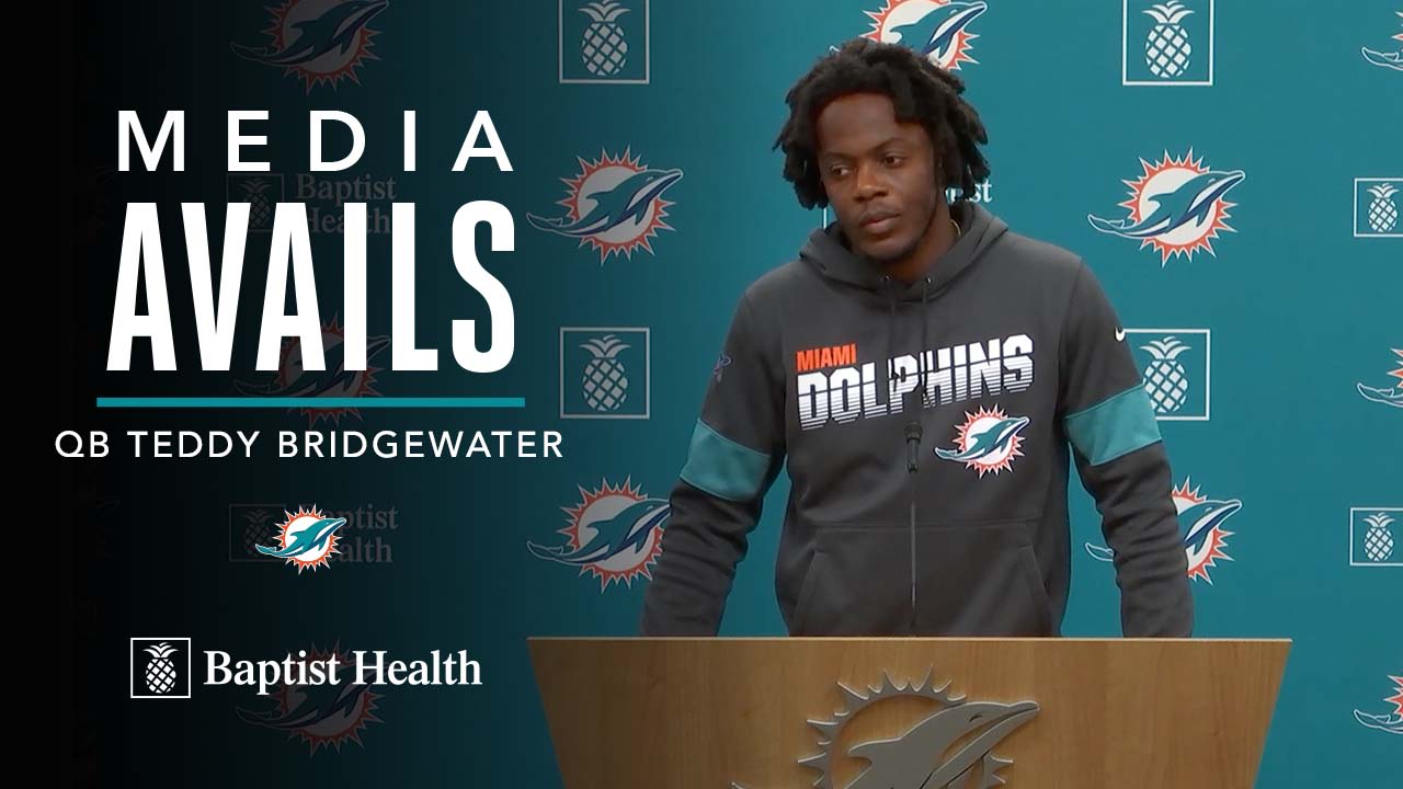 Nuggets from Teddy Bridgewater's press conference as Dolphins starter