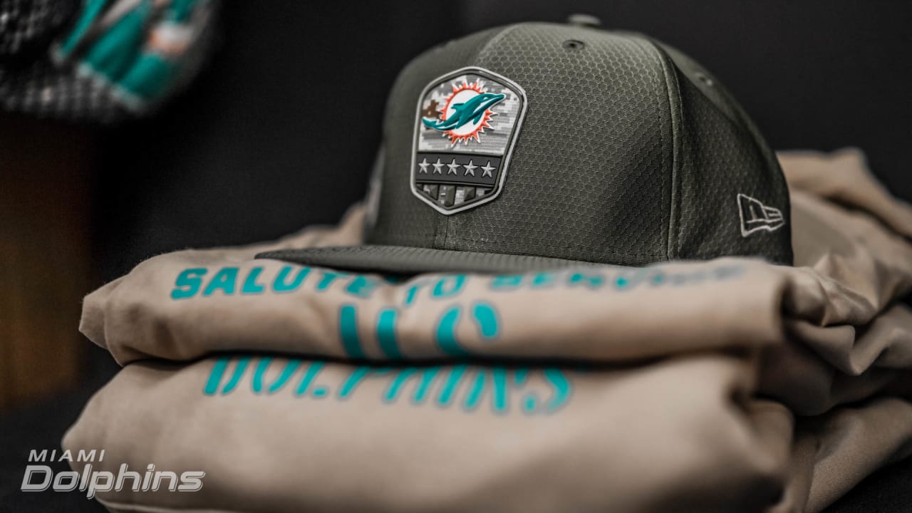 miami dolphins veterans day gear