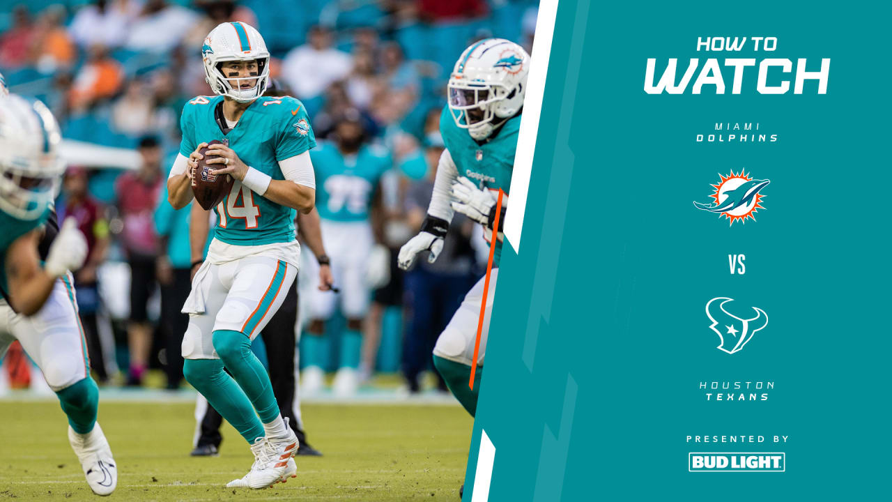 How to Watch, Stream & Listen: Miami Dolphins at Houston Texans