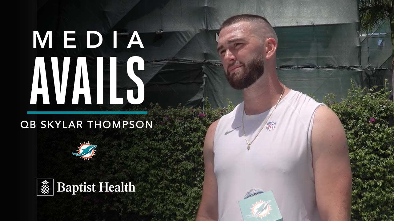 Skylar Thompson Speaks After Dolphins Clinch Playoff Spot – NBC 6