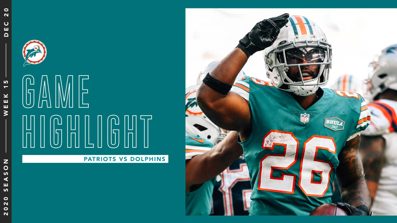 Miami Dolphins' Salvon Ahmed breaks out with 122 yards vs. Patriots